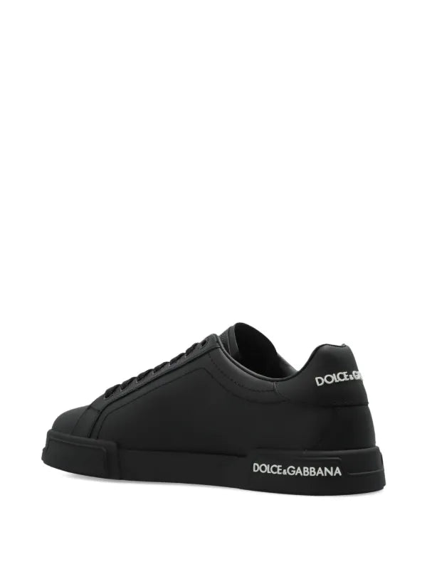 Dolce & Gabbana tenis bajos Portofino Piel negro