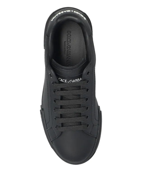 Dolce & Gabbana tenis bajos Portofino Piel negro