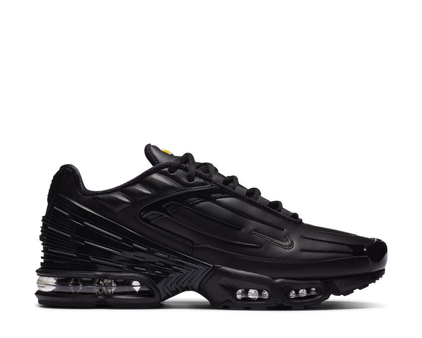 NIKE AIR MAX PLUS III LEATHER TENIS PIEL NEGRO