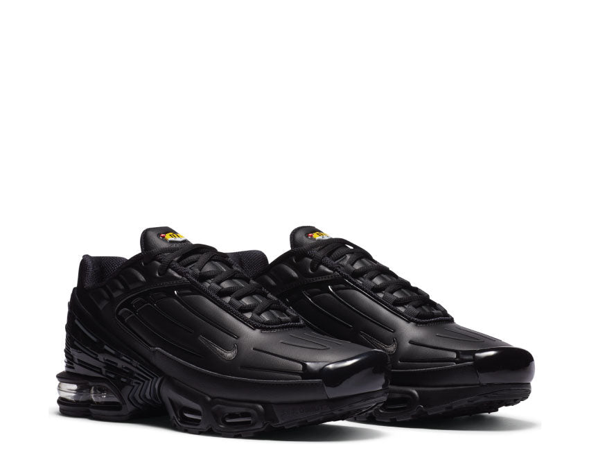 NIKE AIR MAX PLUS III LEATHER TENIS PIEL NEGRO
