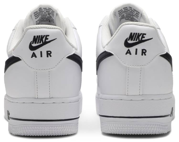 TENIS NIKE AIR FORCE 1 LOW WHITE BLACK 2020