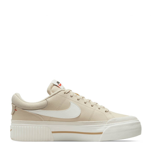 N374O Nike Court Legacy Lift Calzado para mujer beige