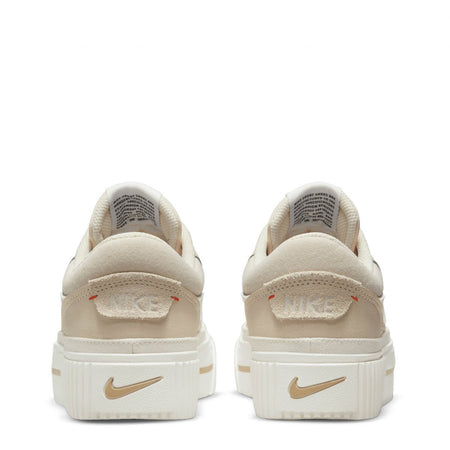 N374O Nike Court Legacy Lift Calzado para mujer beige