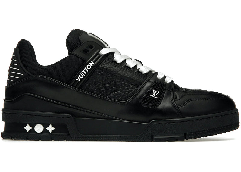 N375O Tenis LV Trainer Black Total louis vuitton trainer negro total INEEDTENIS