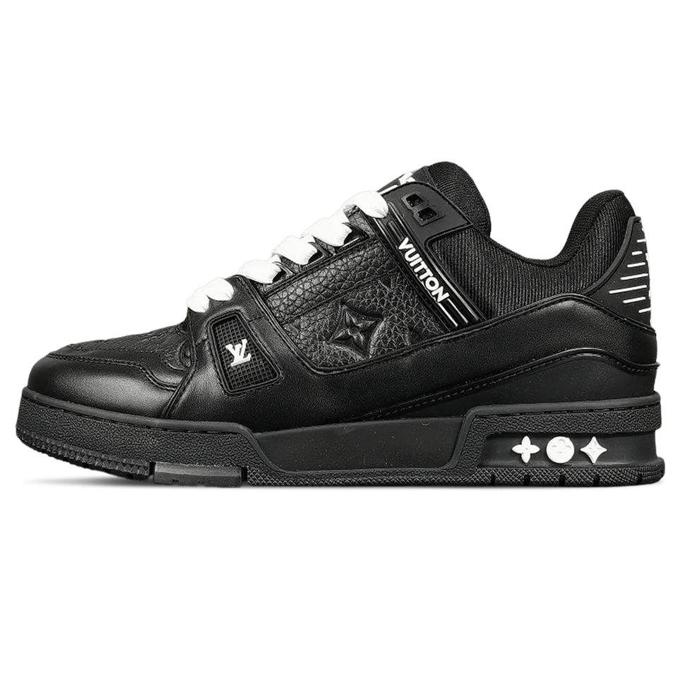 (G5) Tenis LV Trainer Black Total louis vuitton trainer negro total