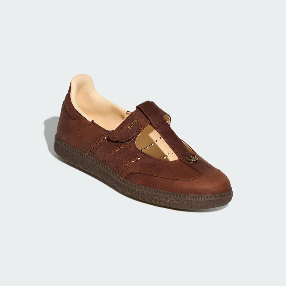 Adidas Jane Piel Café | Mary Jane