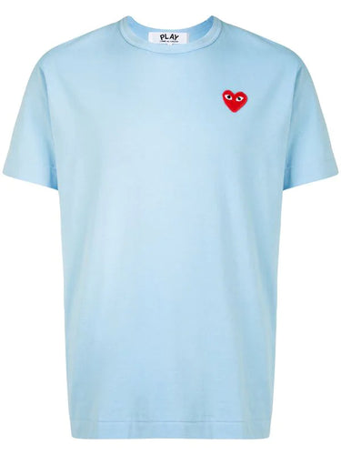 N372O COMME DES GARÇONS PLAYS Camiseta Heart de algodón con logo