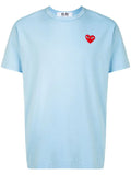 N372O COMME DES GARÇONS PLAYS Camiseta Heart de algodón con logo