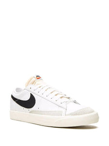 N372O Nike blazer low 77 vintage blanco negro clásico piel plataforma