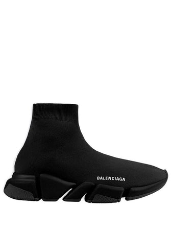 N372O Balenciaga tenis Speed 2.0 triple black