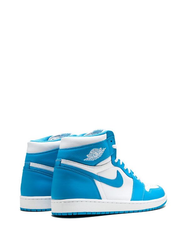 N372O JORDAN 1 HIGH AZUL BLANCO RETRO UNC