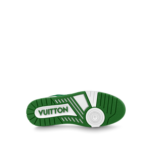 N372O TENIS LV TRAINER DENIM VERDE LOUIS VUITTON