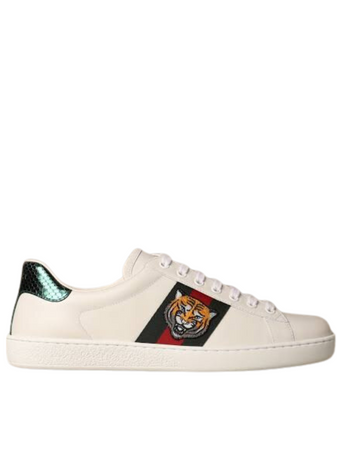 N372O Gucci Tiger Gucci tenis Ace con bordado