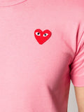 N372O COMME DES GARÇONS PLAYS Camiseta Heart de algodón con logo