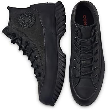 N373O CONVERSE NEGRO BOTA PIEL