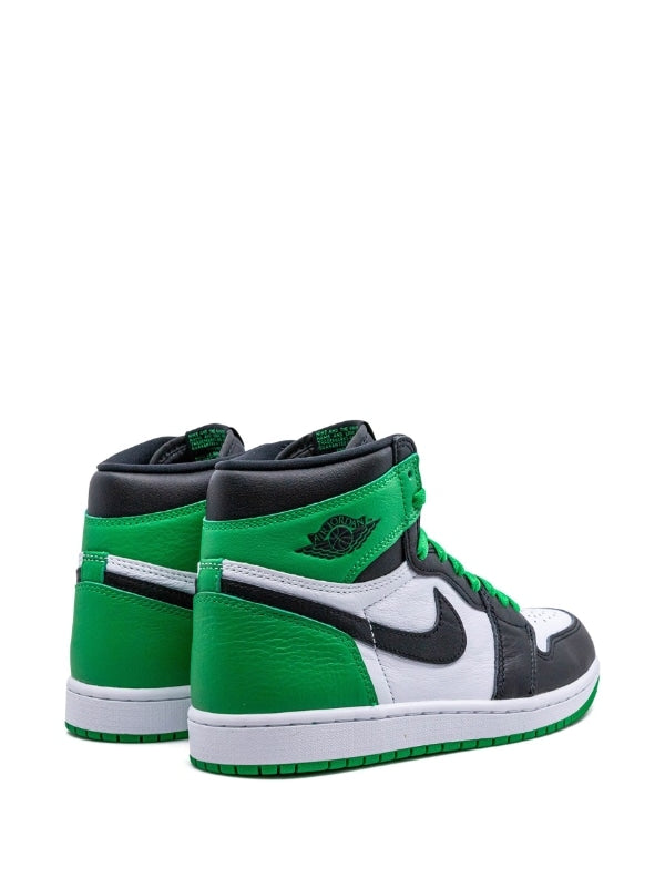 N372O Jordan tenis Air Jordan 1 High Verde Negro blanco