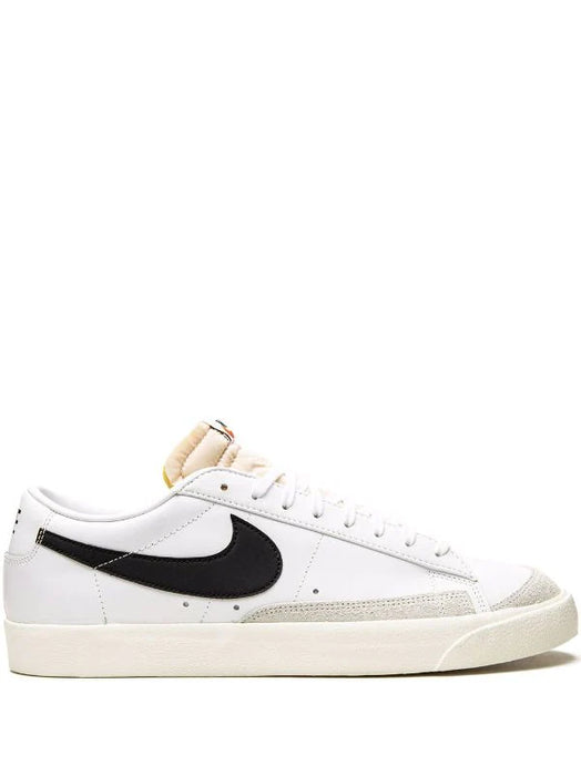 N372O Nike blazer low 77 vintage blanco negro clásico piel plataforma