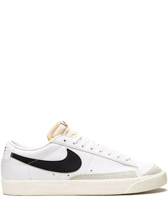 N372O Nike blazer low 77 vintage blanco negro clásico piel plataforma