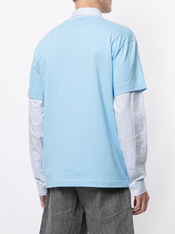 N372O COMME DES GARÇONS PLAYS Camiseta Heart de algodón con logo