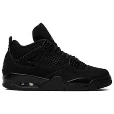 N372O (G5) Jordan 4 Negro total Jordan tenis Black Cat 2020 Air Jordan 4 Retro
