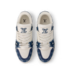 Louis Vuitton Trainer Azul con Cuadros