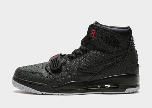 N374O JORDAN LEGACY NEGRO ROJO