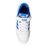 N373O Tenis Adidas Forum Low White Royal Blue azul