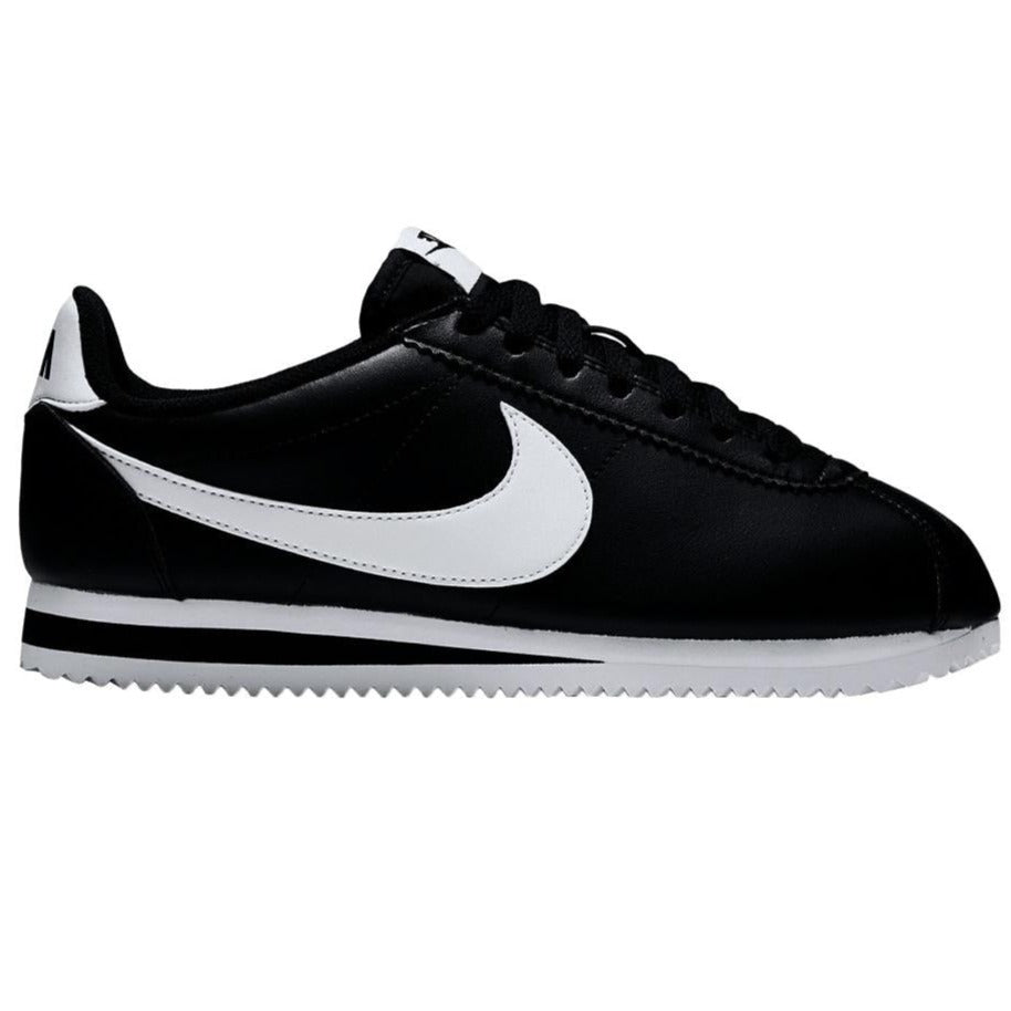 N372O NIKE CORTEZ NEGRO BLANCO EN PIEL– INEEDTENIS