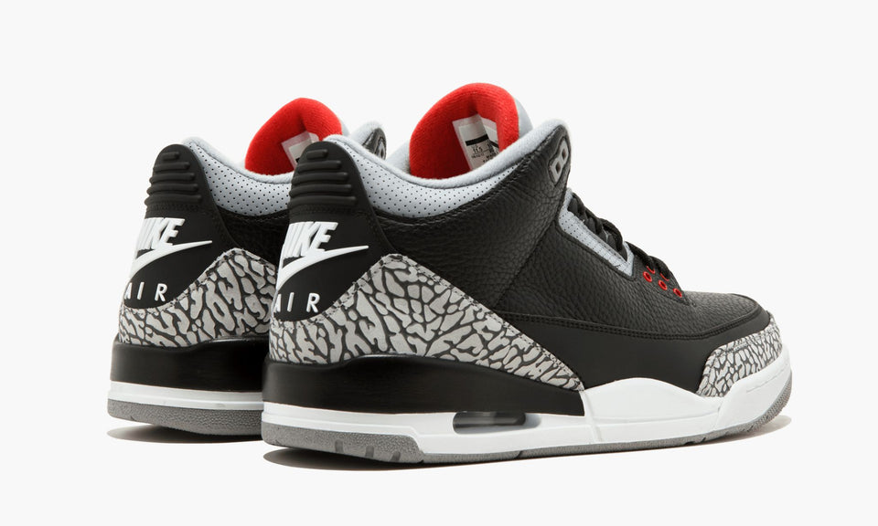 N372O AIR JORDAN 3 RETRO OG "Black/Cement negro