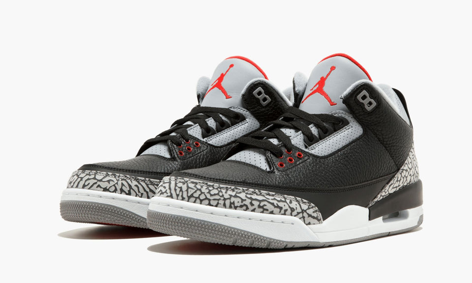 N372O AIR JORDAN 3 RETRO OG "Black/Cement negro