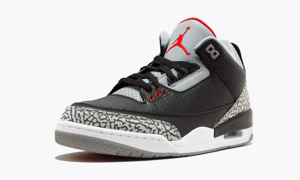 N372O AIR JORDAN 3 RETRO OG "Black/Cement negro