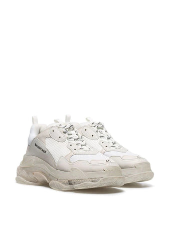 N372O Balenciaga tenis Triple S BEIGE suela transparente