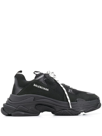 N372O (D) BALENCIAGA TRIPLE S TRAINER 'TRIPLE BLACK'