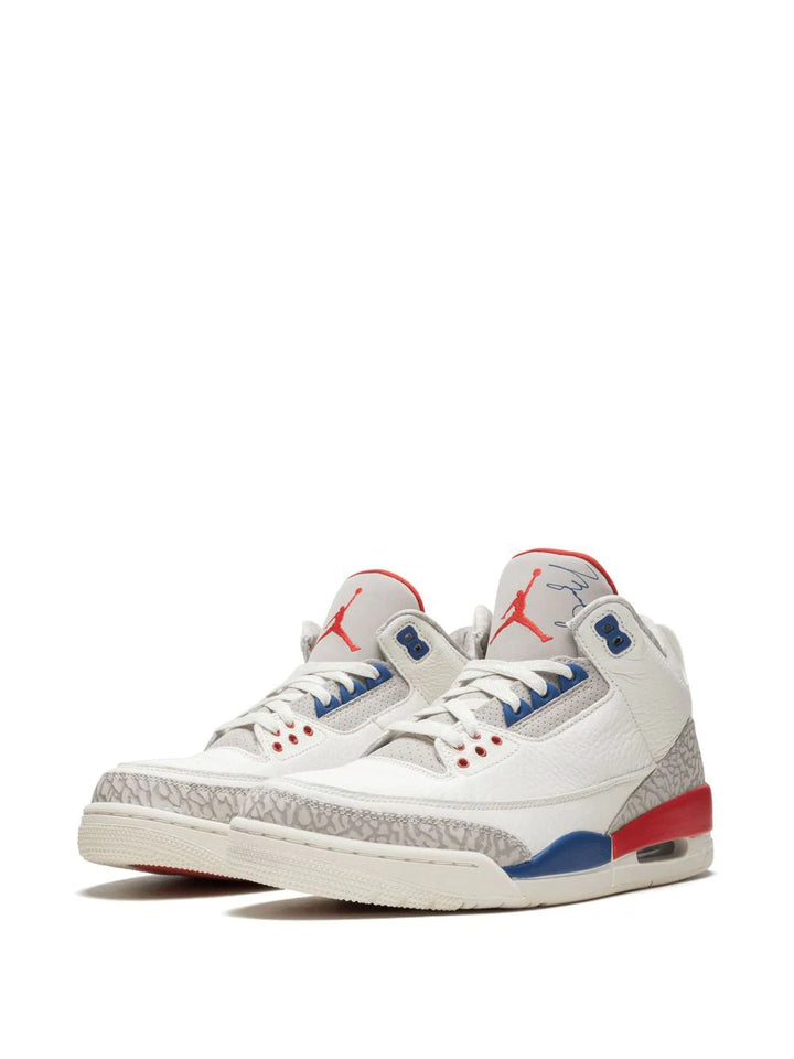 N372O Jordan tenis Air Jordan 3 Retro PATTERN BURST beige,rey rojo