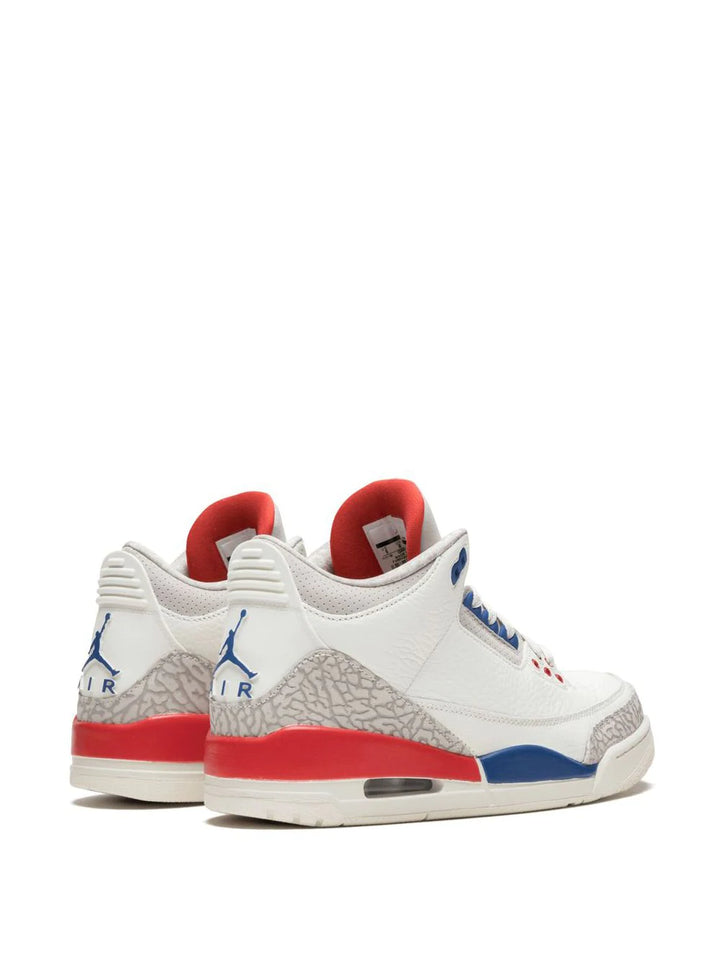 N372O Jordan tenis Air Jordan 3 Retro PATTERN BURST beige,rey rojo