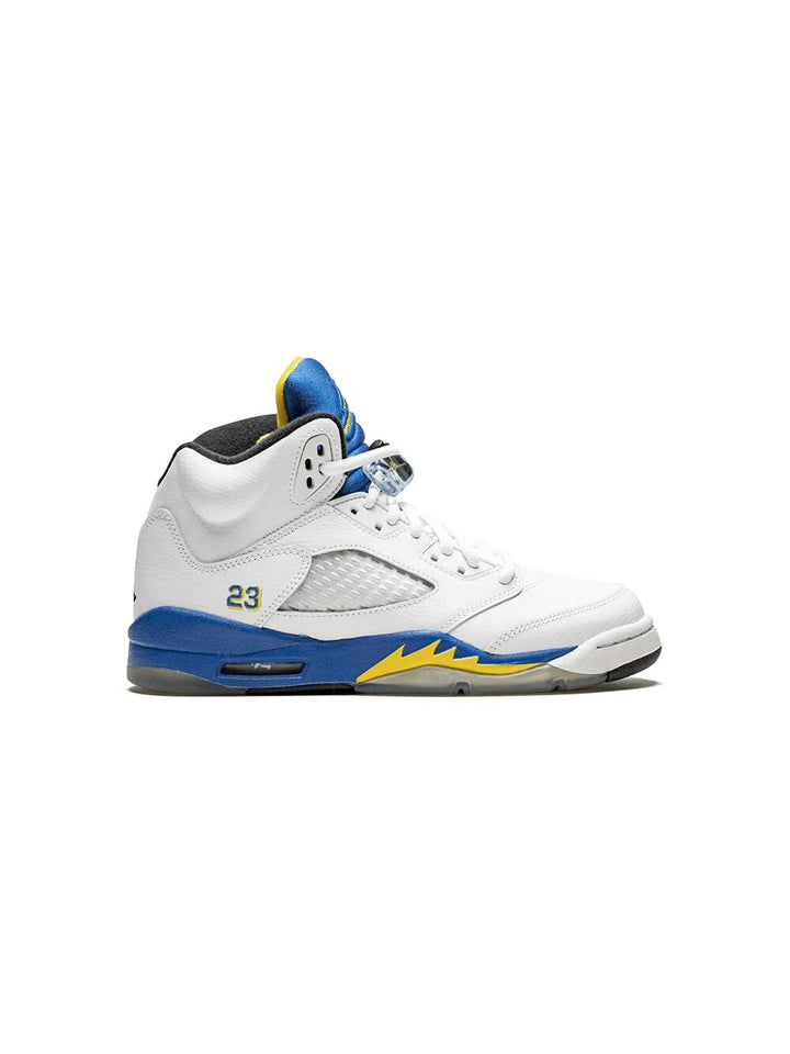 N370O Jordan 5 laney blanco azul
