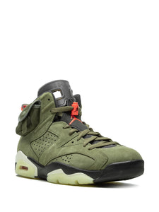 N372O jordan 6 cactus jack verde militar Jordan tenis Air Jordan 6 Retro cactus jack -Travis Scott
