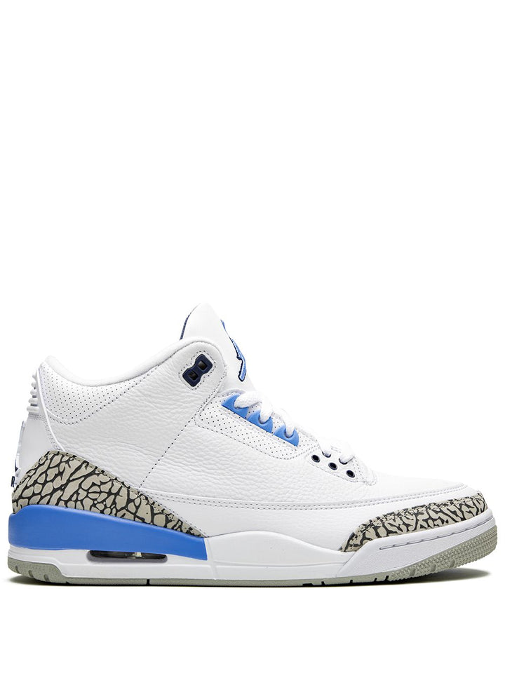 N372O Jordan tenis Air Jordan 3 Retro "UNC"blanco azul