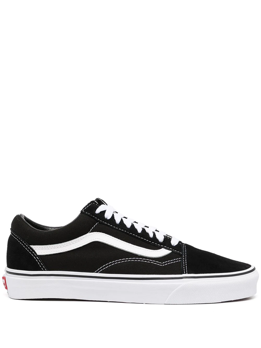 N370O Vans Tenis Vans tenis Old Skool Negro Gamuza