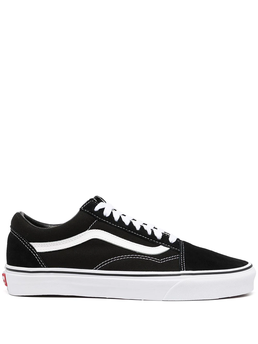 N370O Vans Tenis Vans tenis Old Skool Negro Gamuza