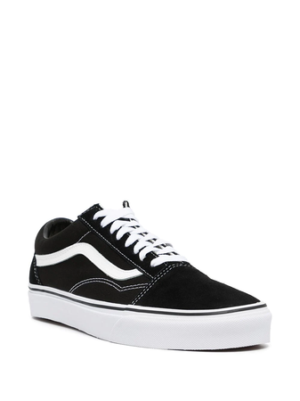 N370O Vans Tenis Vans tenis Old Skool Negro Gamuza