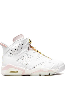 N372O Jordan 6 Retro "Gold Hoops blanco rosa