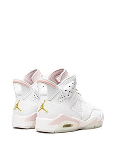 N372O Jordan 6 Retro "Gold Hoops blanco rosa