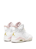 N372O Jordan 6 Retro "Gold Hoops blanco rosa
