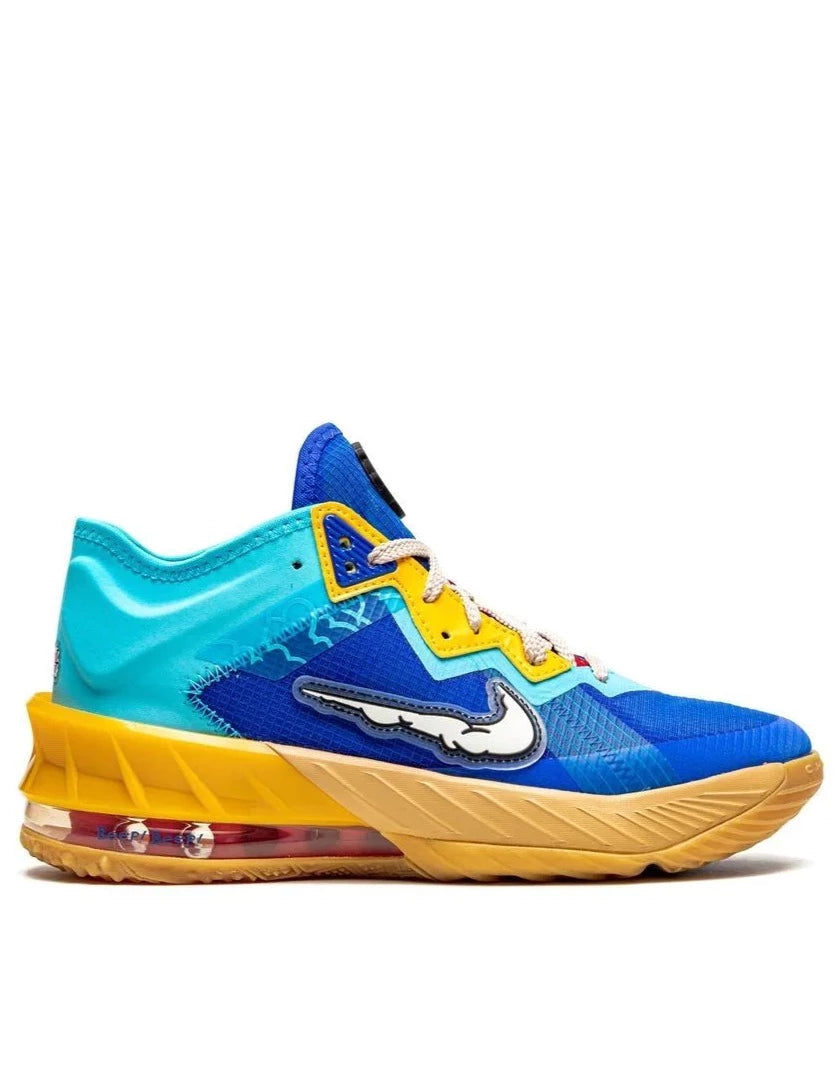 N372O Nike correcaminos tenis Lebron 18 Low de Nike x Space Jam bicolo INEEDTENIS