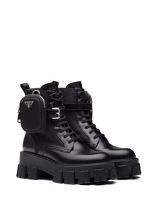 N372O BOTA Prada botas militares Monolith