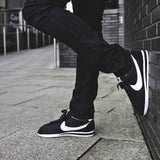 N372O NIKE CORTEZ NEGRO BLANCO EN PIEL