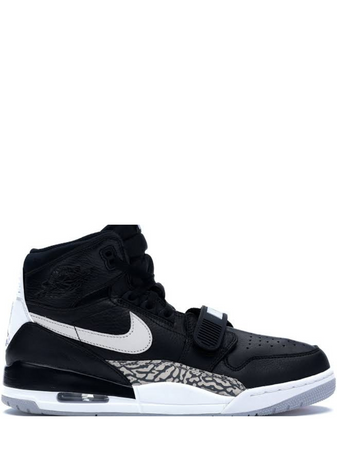 N370O jordan legacy 312 Black White JORDAN LEGACY 312 'BLACK CEMENT'