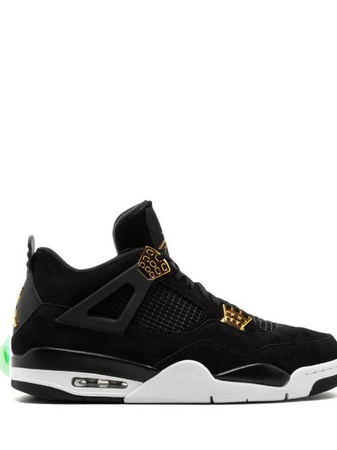 N372O Jordan tenis Air Jordan 4 Retro Royalty negro suela blanca