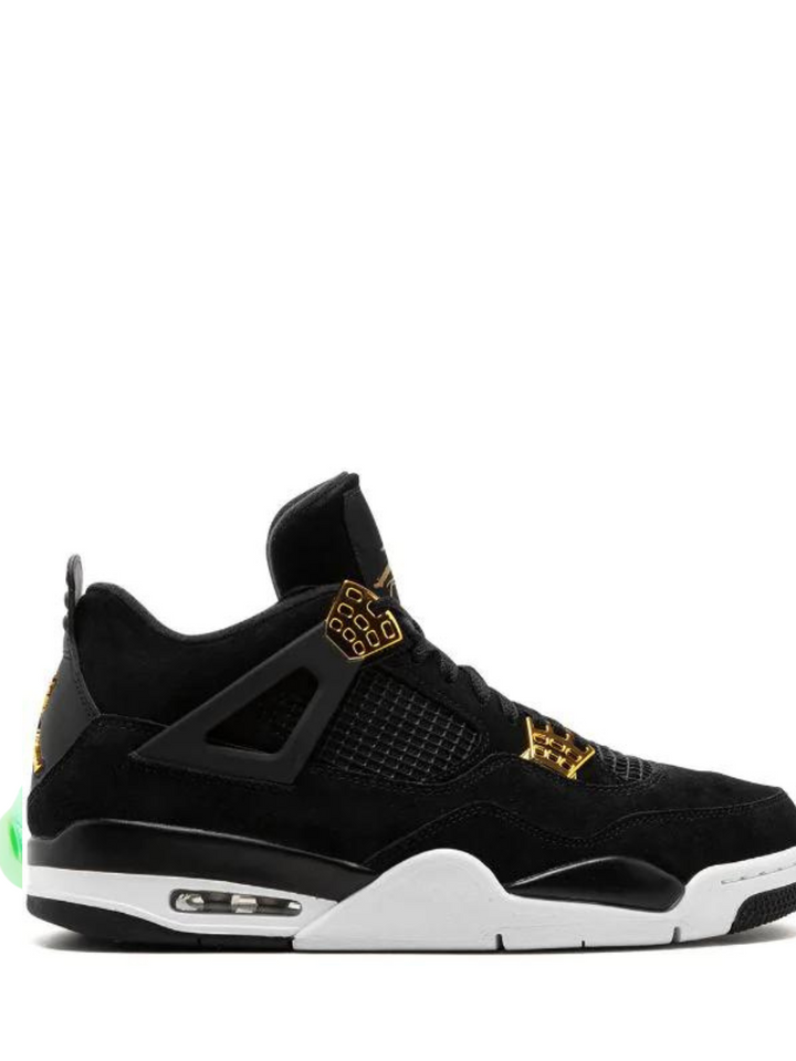 N372O Jordan tenis Air Jordan 4 Retro Royalty negro suela blanca